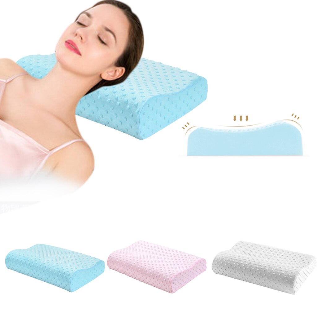 50*30cm memory foam kudde ortopediska kuddar livmoderhalscancer kudde fiber långsam återhämtning mjuka kuddar massageapparat livmoderhalssjukvård