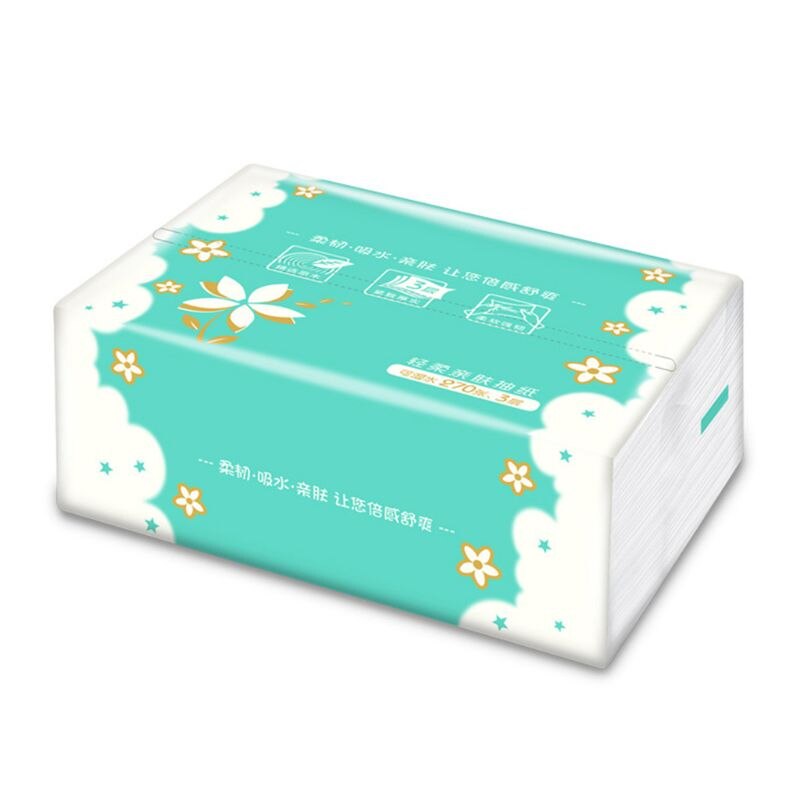 12PCS Silky Smooth Soft Premium 3-Ply Toilet Paper Kitchen Toilet Facial Tissues Soft Absorbent Tissues Paper Natural