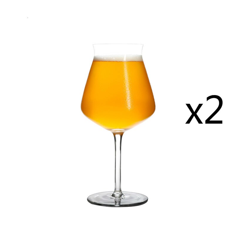 Professionele Ambachtelijke Bier Beker Hoge-Alcohol Glas Teku Ipa Exclusieve Gebruik Wijn Tumbler Crystal Bier Brouwen-Mok Craft-Drinkbeker: 2 Pieces Goblet
