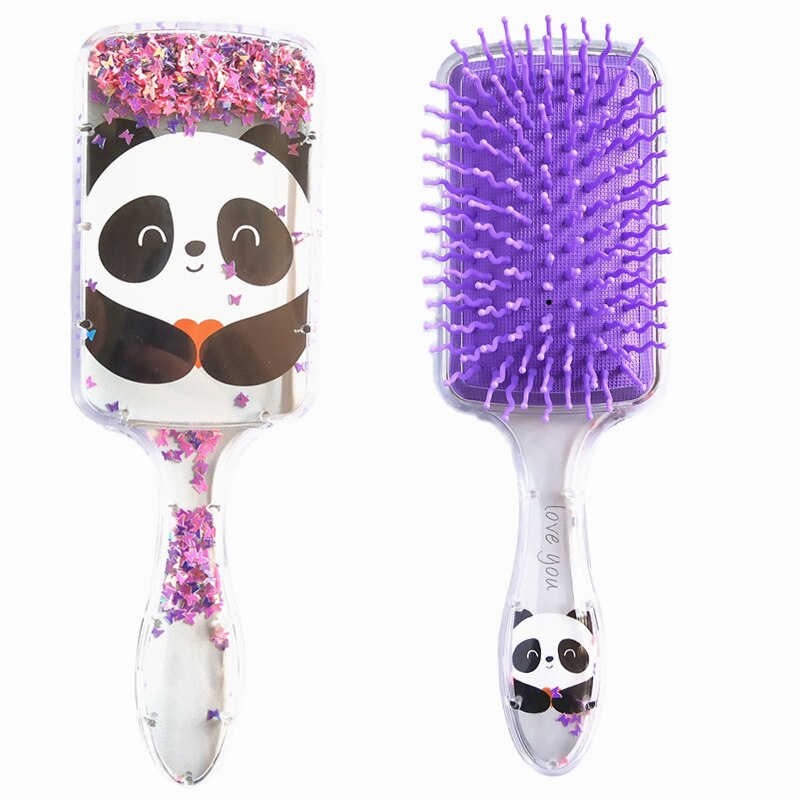 Qualified Kids Combs Anti-Static Massage Hairdressing Big ABS Plastic Comb With Airbag, Girls Princess Hair Brush