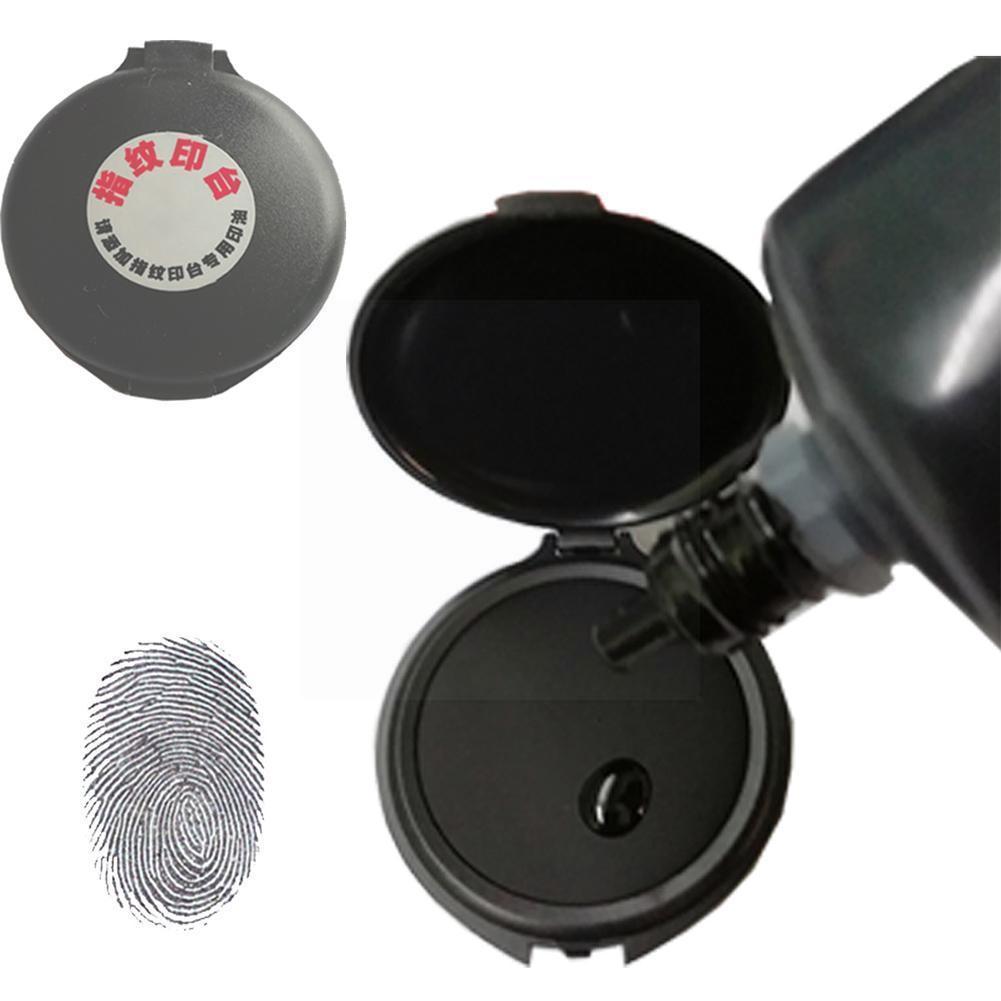 1pc Fingerprint Ink Pad Thumbprint Ink Pad For Notary Supplies Identification Security Id Fingerprint Cards Fingerprint Kit O6i5