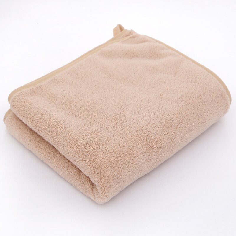 High-density Coral Velvet Towel Solid Color Soft Face Towel Thick Highly Absorbent Household Towel