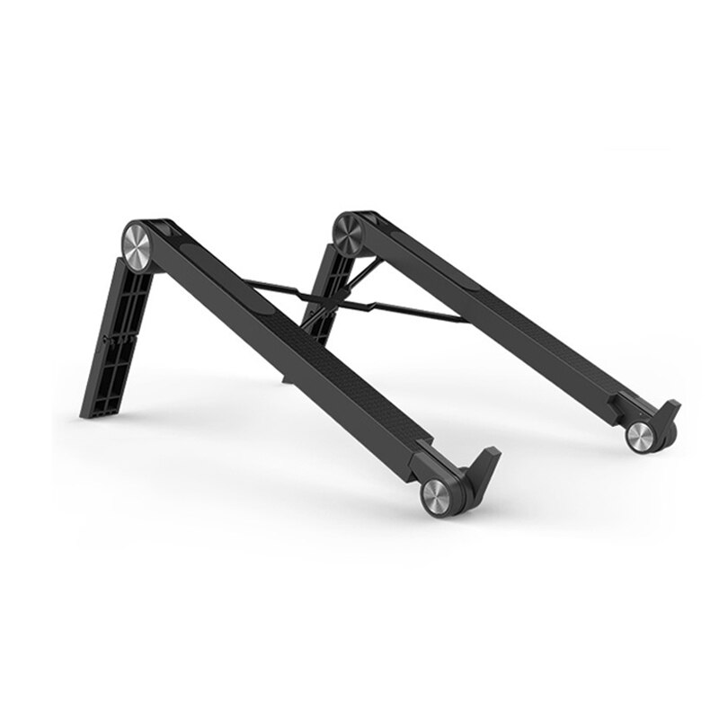 Portable Laptop Notebook Stand Holder For Macbook Air Pro 11 12 13 15 Non-slip Plastic Hardware PC Computer Cooling Bracket: black