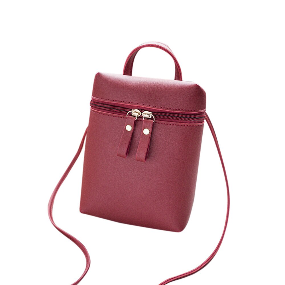 Aelicy @@Female Women Crossbody Bag Shoulder Bag Messenger Coin Phone Bag bolsa feminina Famous Brands: Red