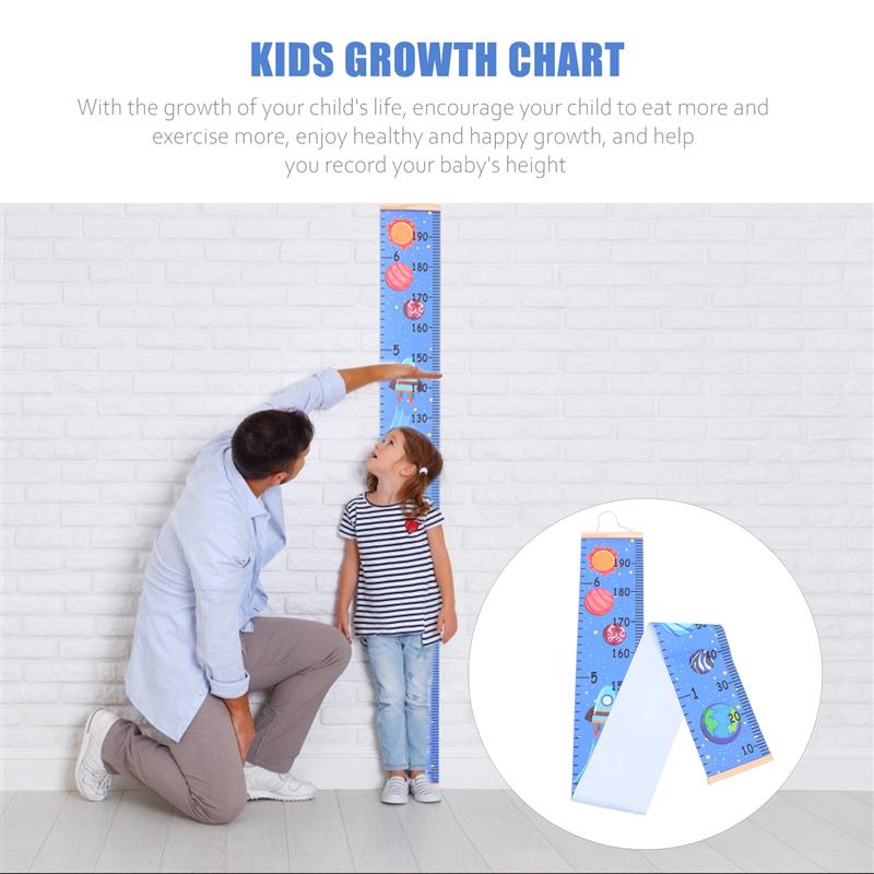 1pc Child Height Hanging Ruler Measurement Ruler Height Ruler for Kids Boys