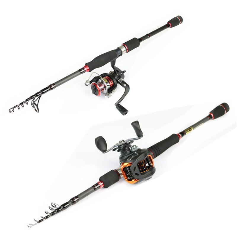 Mavllos hard pole telescopische vishengel 2.1m 2.4m 2.7m kunstaasgewicht 3/8-4/3oz ultralichte carbon snelle zoutwater spinhengel