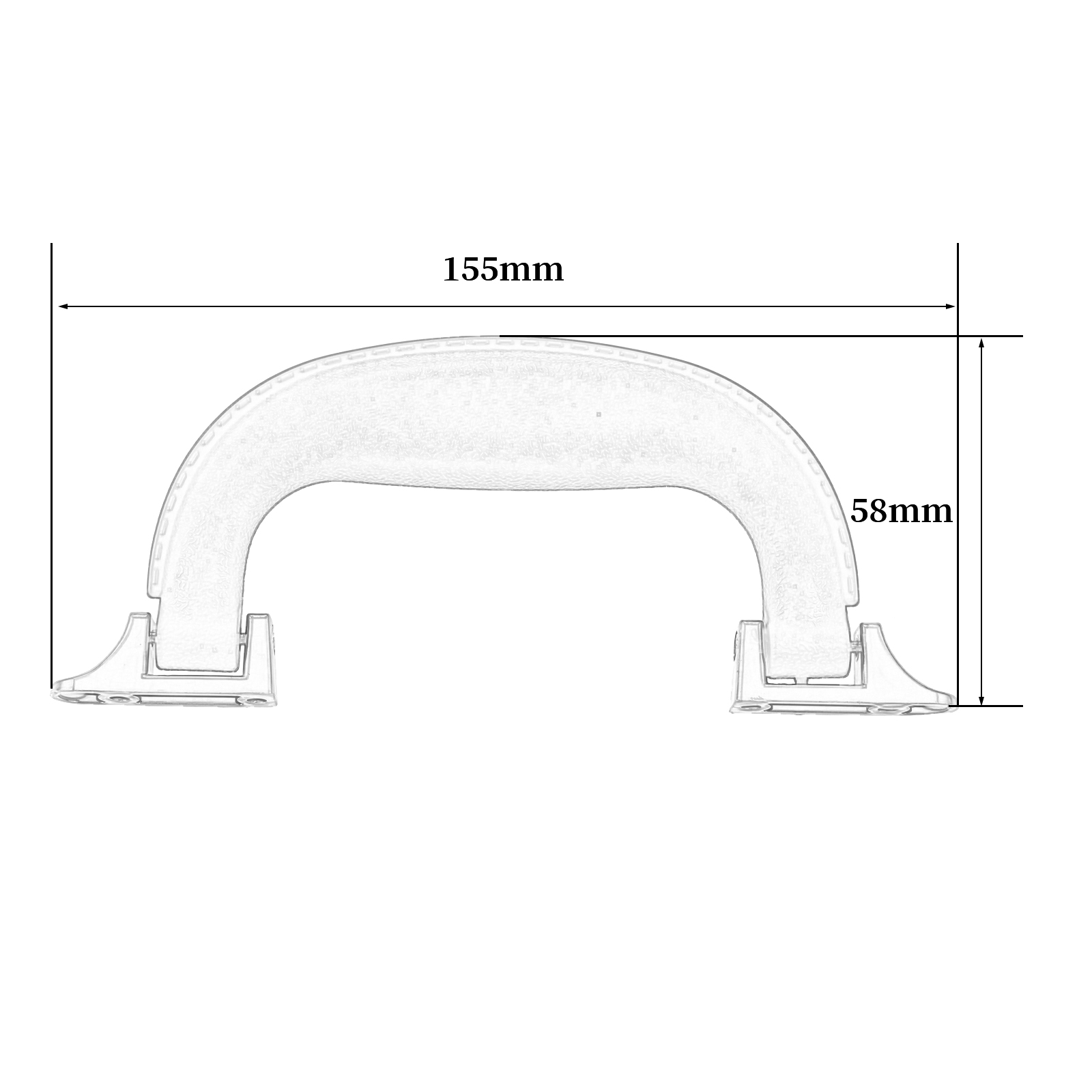 155mm Arch Box Griff Werkzeug Griff Retro Reisen Koffer Halter Box Gepäck Griff Möbel Antike Fall Griff Zubehör