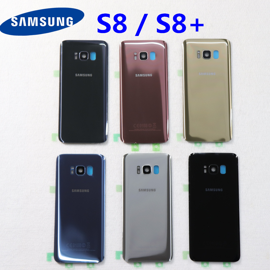 Cover posteriore in vetro per SAMSUNG Galaxy S8 G950, custodia posteriore in vetro G950FD S8 Plus S8 G955, G955FD, G955FD, G955FD