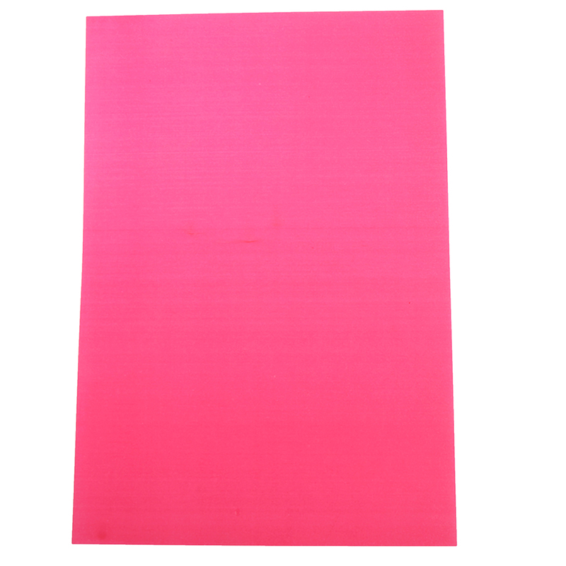 Feuille plastique thermorétractable 1 pièce | Bricolage, feuille de papier magique pour l'artisanat éducatif: red