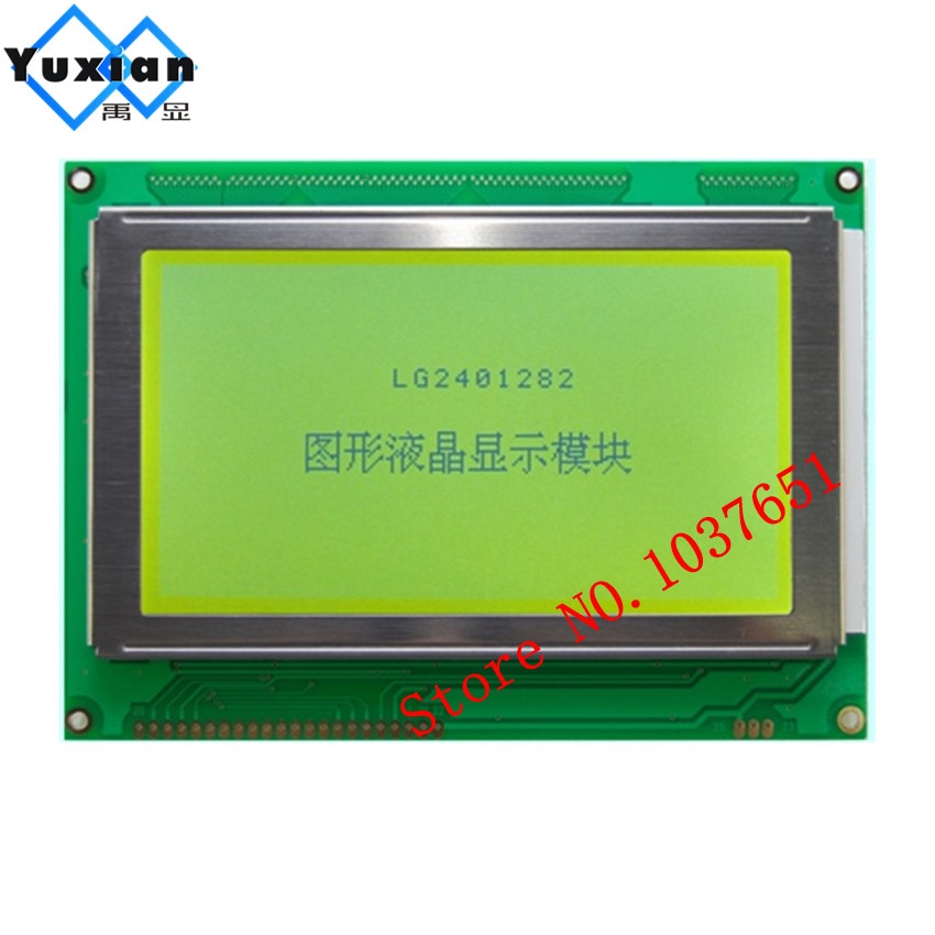 1 Uds 5,1 pulgadas 240*128 pantalla lcd panel Módulo 5V verde 22pin T6963C RA6963 LG2401282BMDWH6V en HDM128GS24Y-1-9J1F