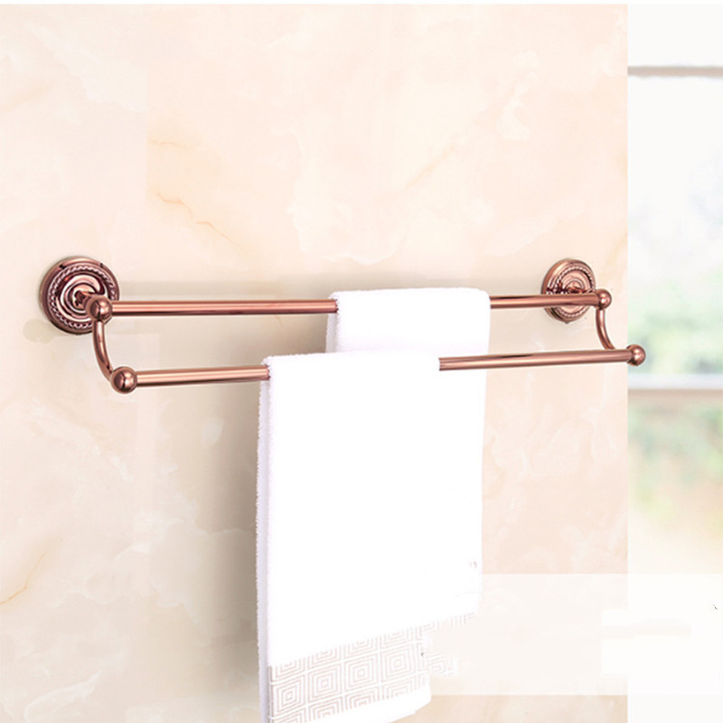 Accessoires de salle de bain en or Rose, ensemble de porte-savon en laiton, porte-papier de toilette