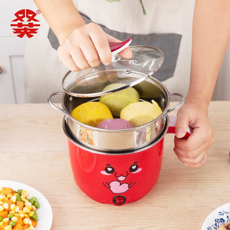multi-functional electric cooker takeaway mini small power electric cooking pot student dormitory noodles small electric cooker
