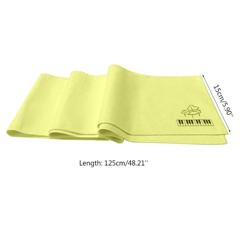 Flanelowa klawiatura pianina szmatka przeciwpyłowa robić każdego 88 klawiszowego czyszczenia fortepianu