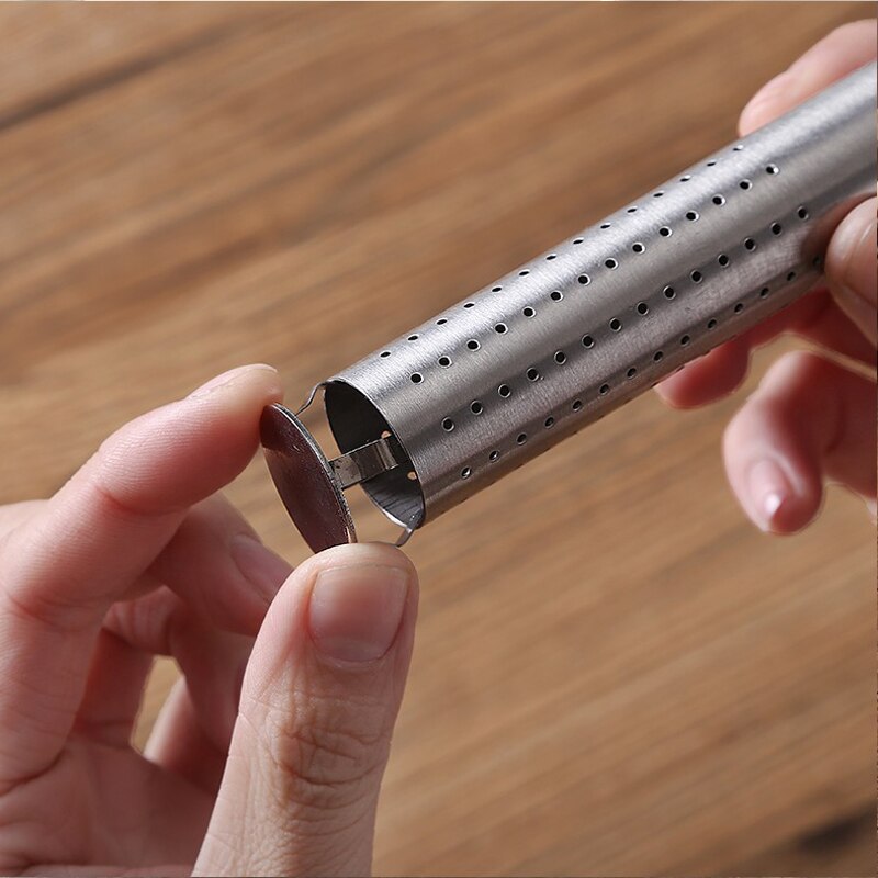 Filter Tea Balls Stainless Steel Tea Strainers Oblique Tea Stick Tube Tea Infuser Steeper L 16cm