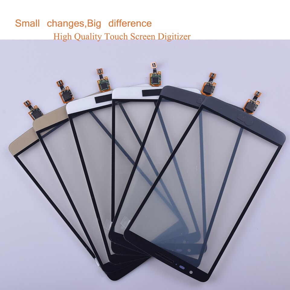 Voor lg  g3 stylus  d690n d690 touchscreen touch panel sensor digitizer front glas buitenlens touchscreen geen lcd zwart wit goud