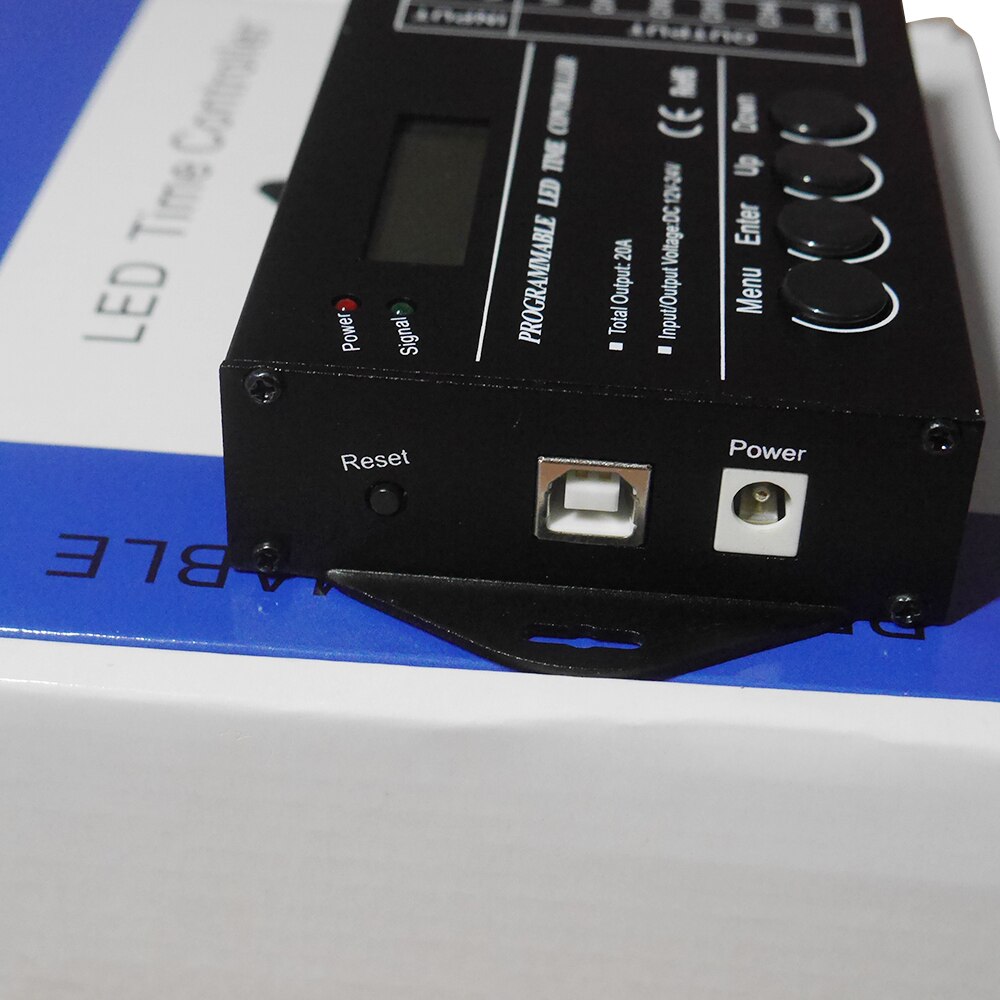 TC420/TC421 Rgb Led Controller Tijd Programmeerbare DC12V/24V 5Channel Totaal Uitgangsvermogen 20A Gemeenschappelijke Anode programmeerbare