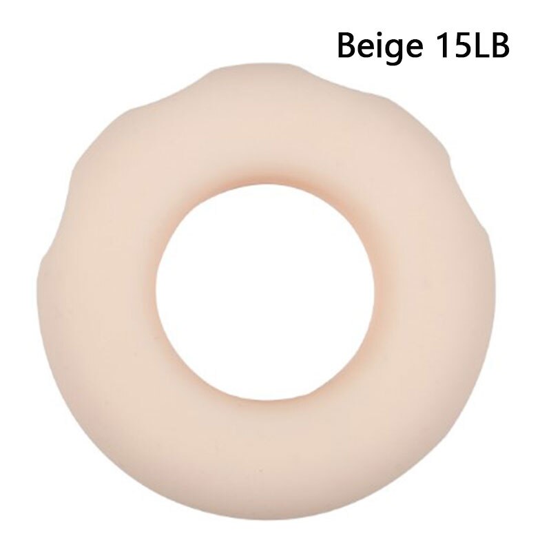 O Hand Gripper Grip Silicone Ring Hand Resistance Band Finger Stretcher-Exercise for Forearm Wrist Training Carpal Hand Expander: Light Yellow