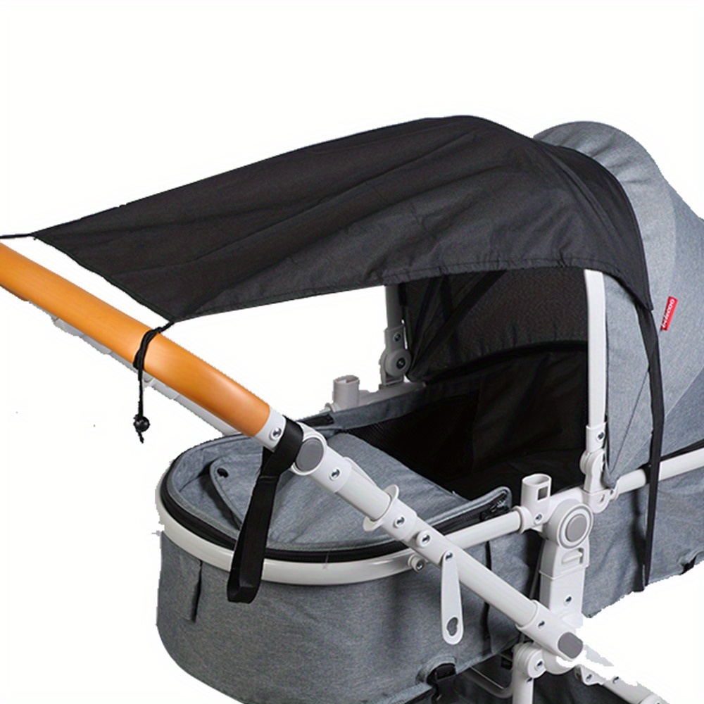 Universele kinderwagenaccessoires zonnescherm bescherming zonnescherm kinderwagenkap reiswieg hoes voor kinderwagen hoes accessoires: Geel
