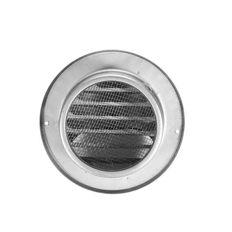 304 roestvrijstalen ventilatieroosters, ronde ventilatieroosters, wandventilatie-uitlaat 4 inch