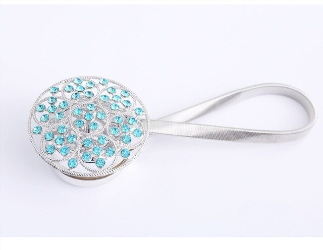 Shaped Magnet Flower Curtain Strap Magnetic Curtain Buckle Window Hatch Ball Holder Curtain Accessories: G