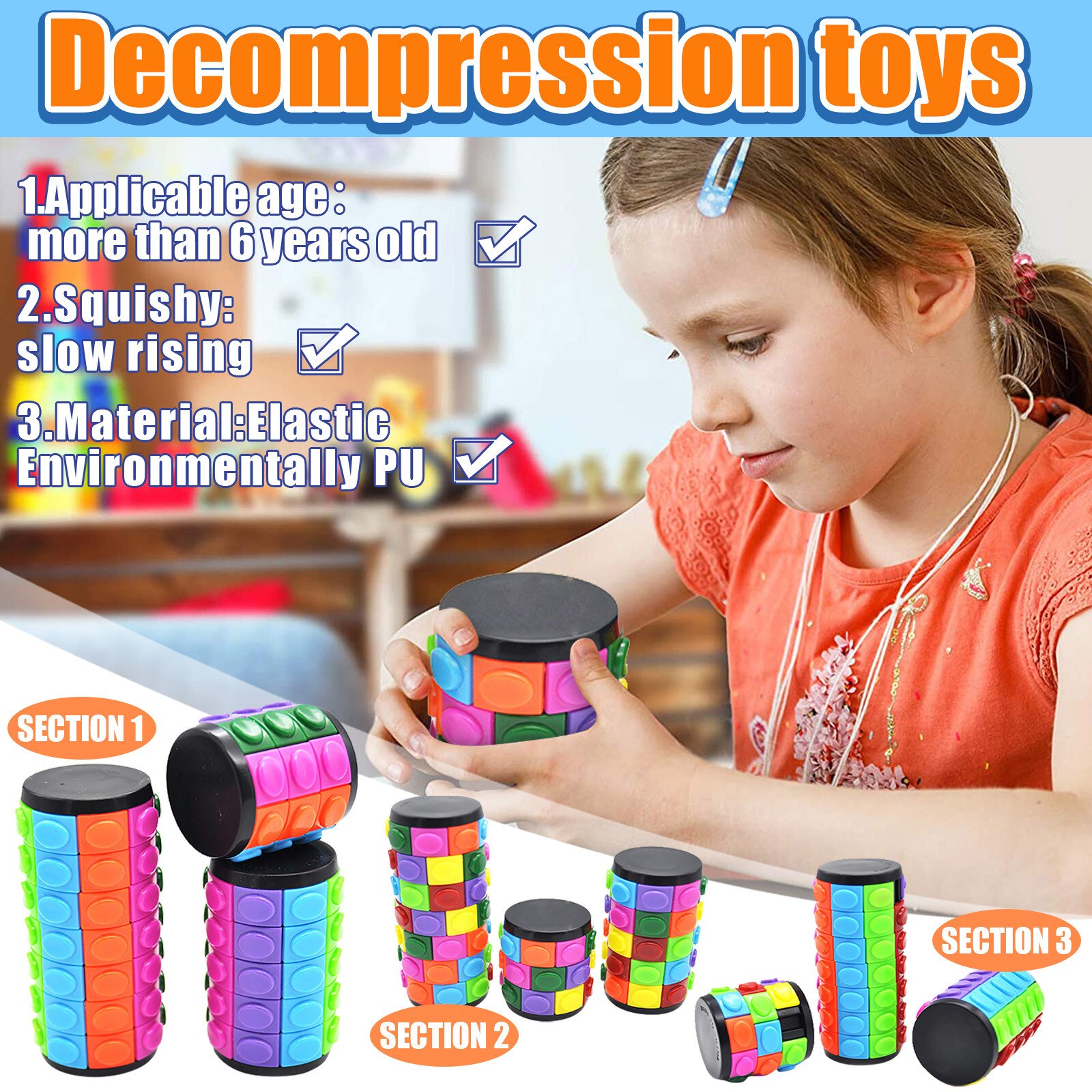 Decompressie Fidget Speelgoed Iq Onderwijs Puzzel Speelgoed Voor Kinderen Anti-Angst Lo-Gic Game Speelgoed Kind Fidget speelgoed