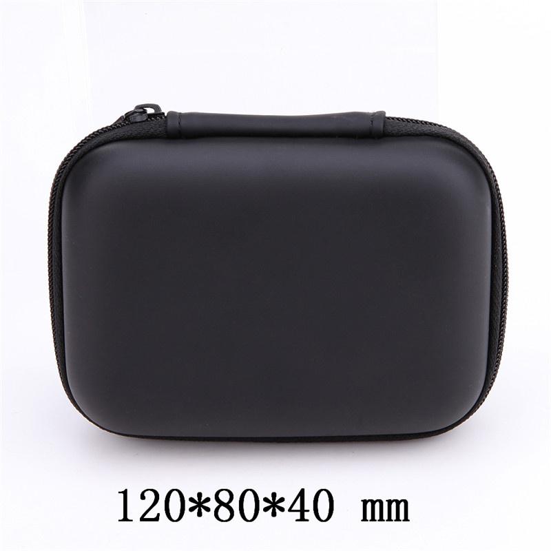 2.5 pouces EVA jeux HDD disque dur disque sacs écouteur rembobinable externe protecteur pochette étui Mobile Powerbank boîte de rangement couverture: Black 2