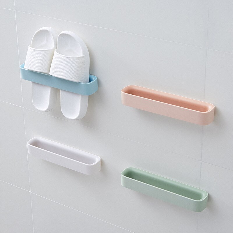 Slipper Gestell selbst klebendes Badezimmer einfacher Slipper Haken WC Drainage Gestell Zauberstab Schlafzimmer Aufbewahrung erschüttert Schuh Wäsche ständer