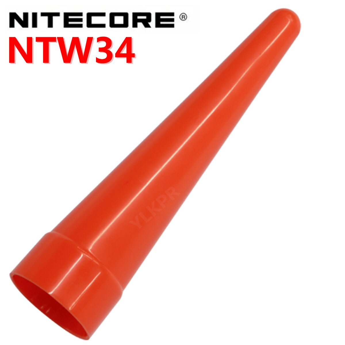 Nitecore NTW34 Led Flashlight Diffuser Traffic Wand Red Tip Cone For MT26 MT25 EC25 Lanterna With Head Of 34mm