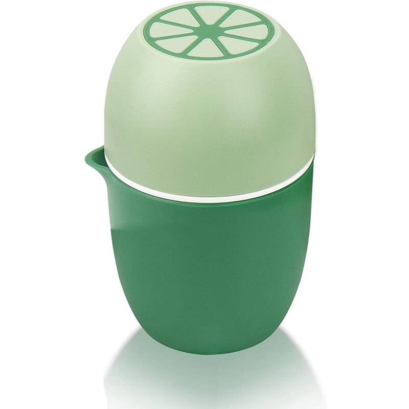 Lemon Squeezer, Unique Citrus Squeezer, Manual Juicer with Two Pressing Options for Different Fruits: Green