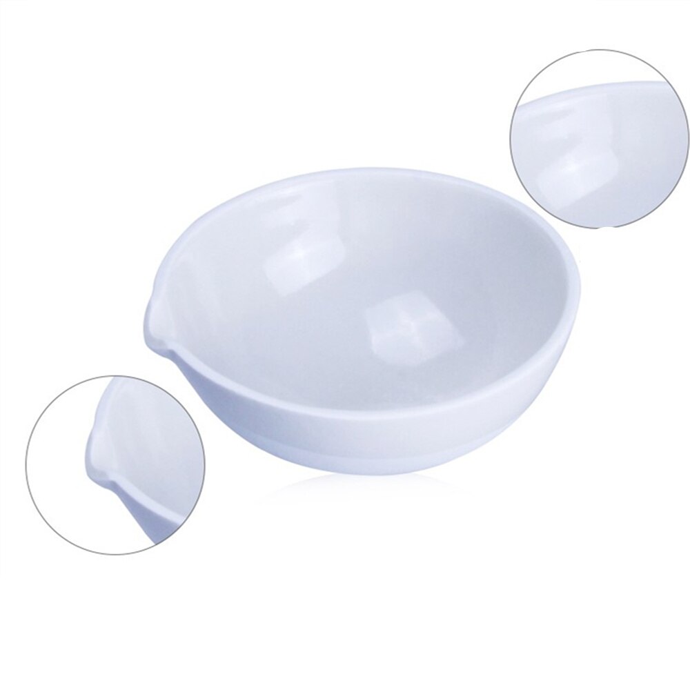 50-1000ml Evaporating Dish,Round Bottom,,Lab Ceramic Dish with spout For Chemistry Laboratory