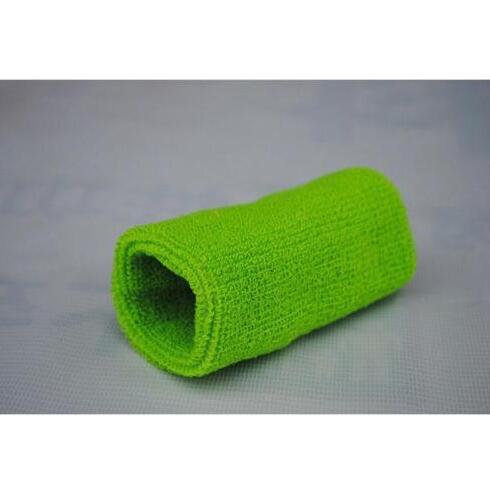 15cm Cotton Unisex Sport Sweatband Wristband Wrist Protector Running Badminton Basketball Brace Terry Cloth Sweat Wrist Support: Light Green