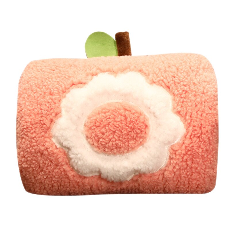 Bottiglia di acqua calda ricaricabile elettrica fiori carini scaldamani doppie mani in inverno signore dolore fisiologico tesoro caldo