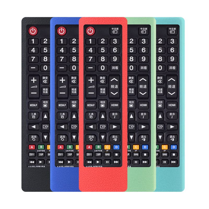 Remote Control Case Controller Silicone Cover Shockproof Protector Washable Skin for Samsung AA59-00816A LED LCD 3D HD TV