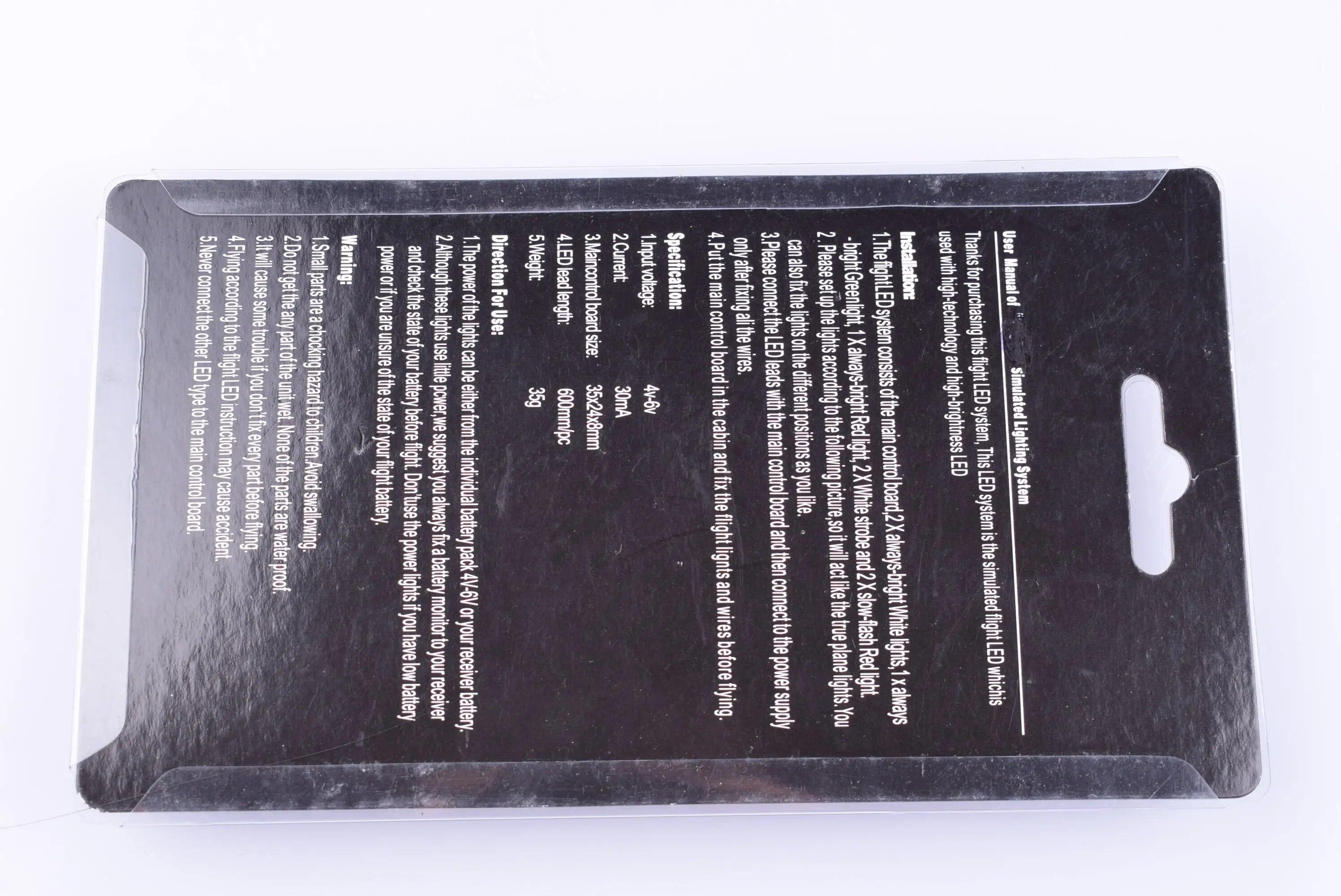 RC Realistic LED Lighting Kit for Airplanes and Helicopters