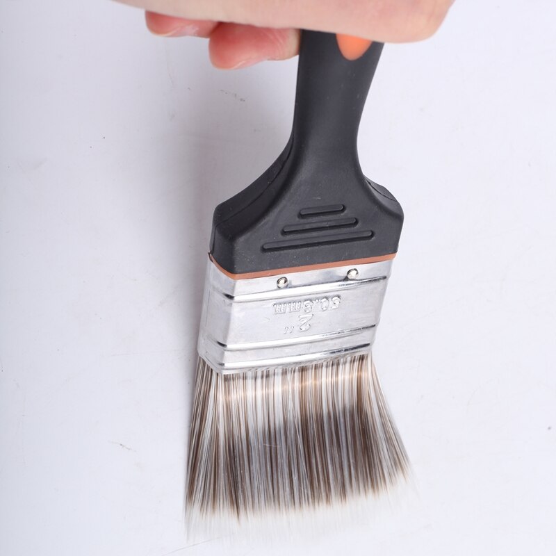 Grip Tight Tools Home Repair Tools for DIY Paint Stains Varnishes Cabinet Deck Fence Door Trim Paint Brush PTE Hair Oil