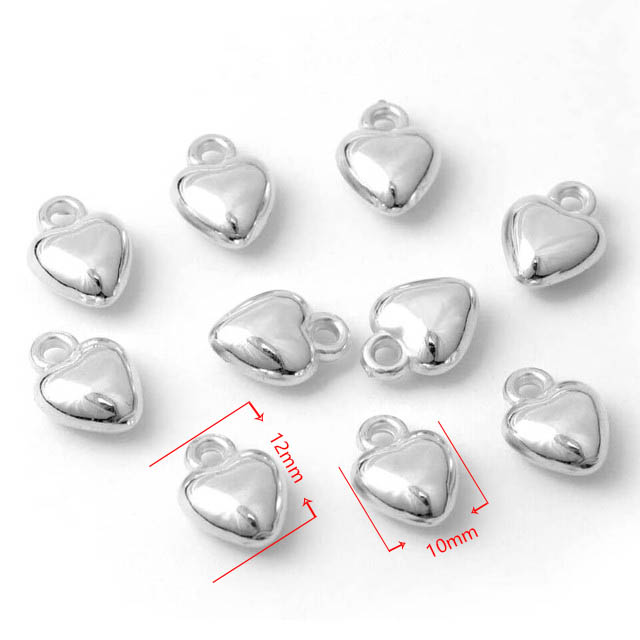 100 pièces 9mm étoile perle breloque or argent plaqué CCB plastique petit pendentif pour bijoux à bricoler soi-même faisant Bracelet collier boucle d'oreille pendentif: Couleur jaune clair