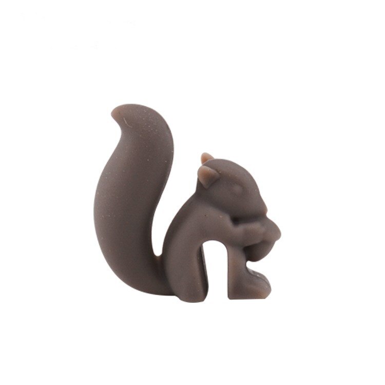 SUEF 1Stck Silikon Tee-ei Eichhörnchen Gerät Tee Tasche Hängen Schnecke Becher Tasse Clip Etikett Partei Neue Jahr Liefert Tee Zubehör: D 1Stck