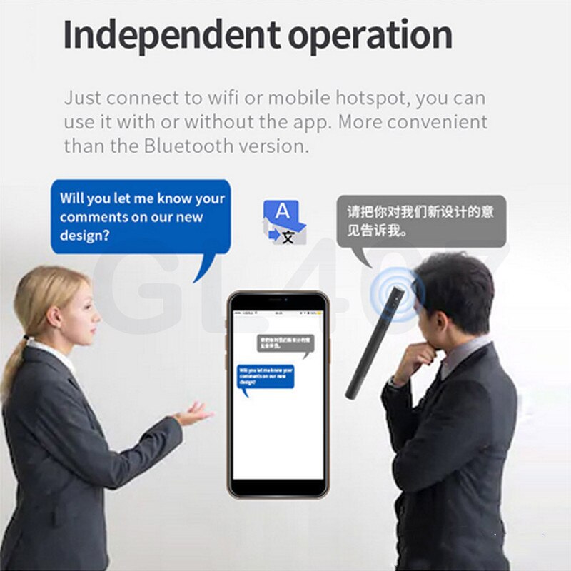 Translaty Smart Instant Real Time Voice 40 Languages Translator AI Intelligent