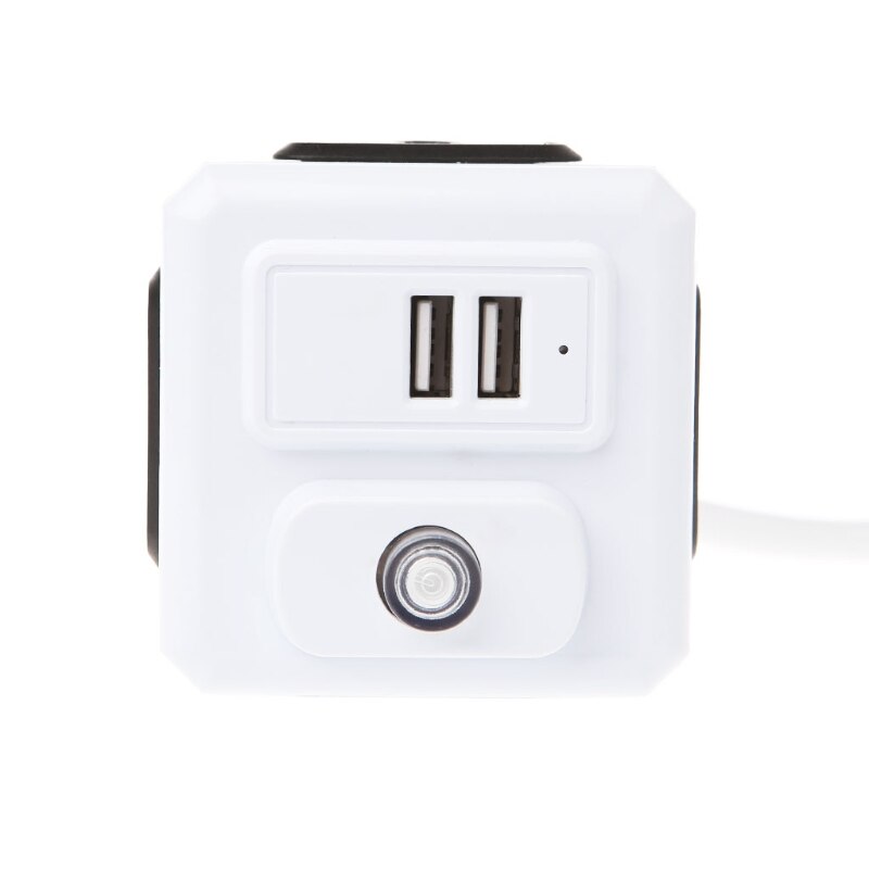 Smart Home Cube EU / US / UK Plug 4 Outer Extension Adapter Universal Socket