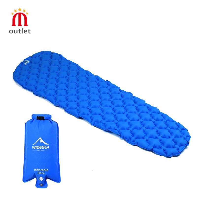 Camping Inflatable Mattress In Tent Folding Camp Bed Sleeping Pad Picnic Blanket Travel Air Mat Camping Equipment