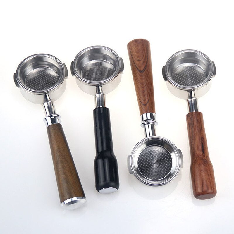 Bunnløs portafilter modifisert håndtak welhome 310/210/410 universell portafilter 58mm rustfritt stål kaffemaskinhåndtak