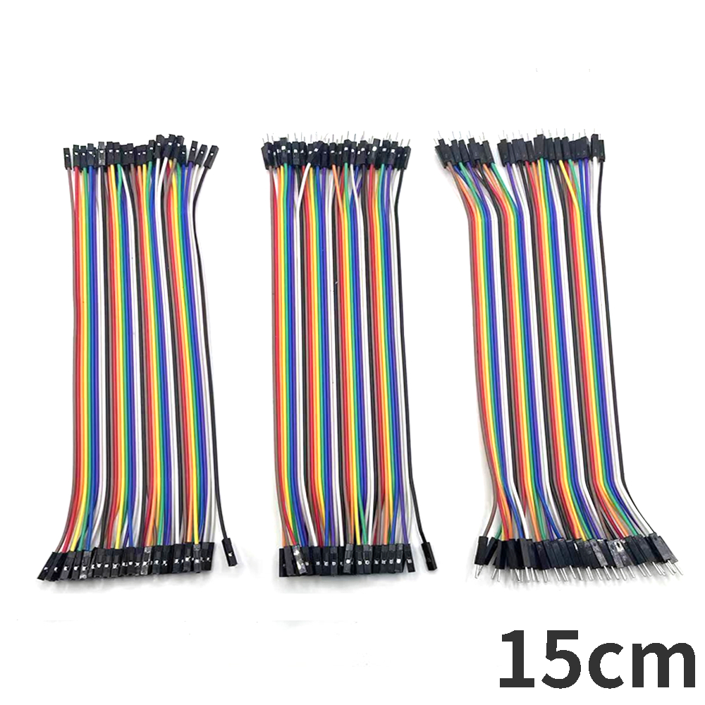40-120PCS Jumper Wire DuPont Line DuPont Cable Connection male to male+female to female and male to female for Arduino DIY KIT