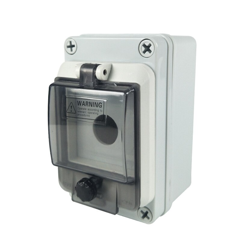 ABS Plastic IP67 Waterproof Junction Boxes Emergency stop switch Control Box Connection Electric Enclosure Case Outdoor Indoor: Gold