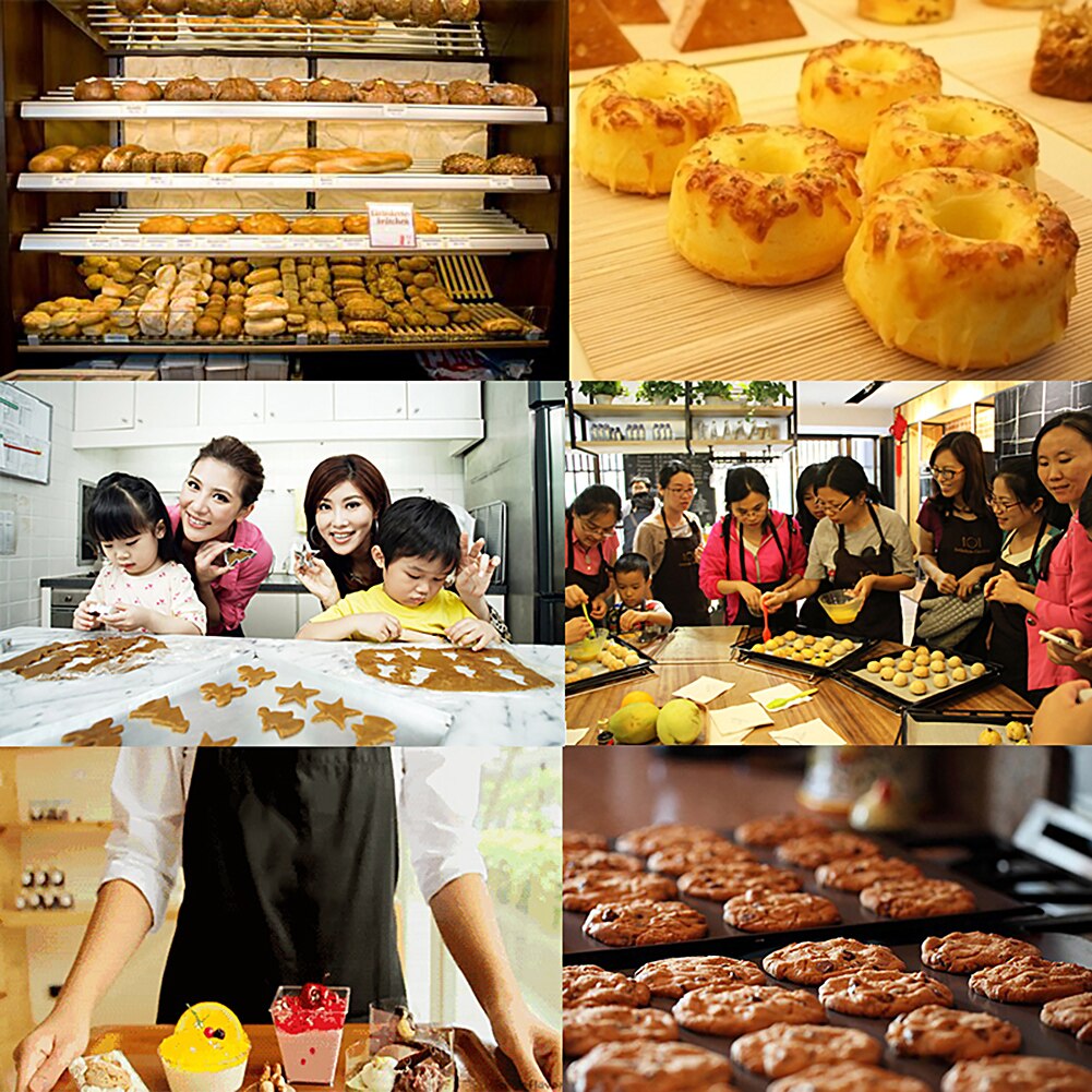 Bakken Mat Herbruikbare Vel Non Stick Oven Gereedschap Hittebestendige Olie Proof Papier Voor Huishoudelijke Keuken Handige Deel