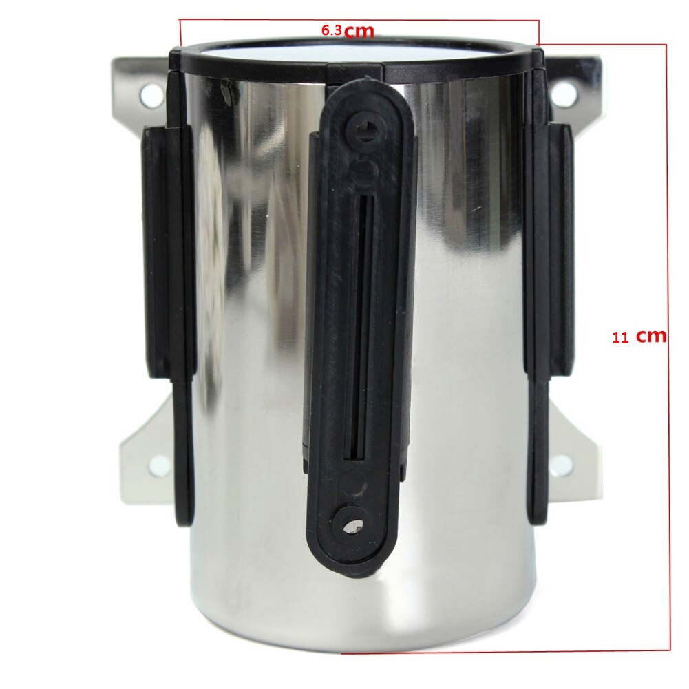 Sport Red Belt Protective Tape Outdoor Retractable Ribbon Barrier Stainless Steel Stanchion Queue Crowd Control 2m/ 5m