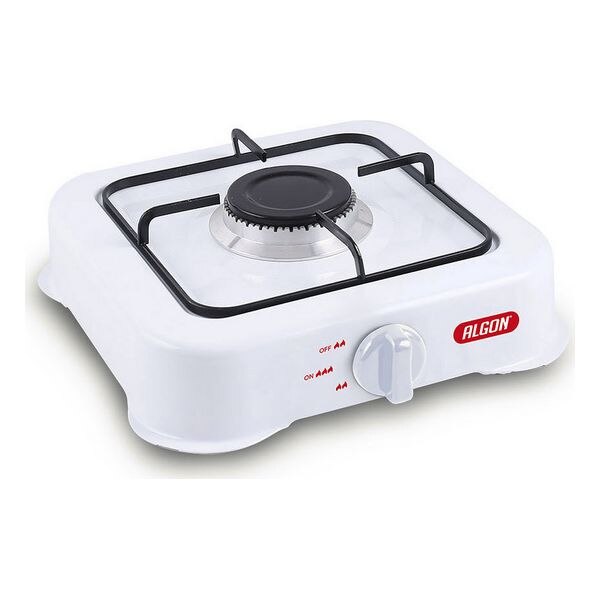 Gas Kookplaat Algon Wit (1 Kachel) (26,5X26,5 Cm)