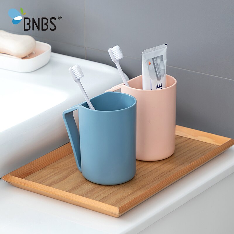 Bathroom Simple Plastic Toothbrush Cup Travel Portable Mouthwash Cup Brush Teeth Cups Home Garden Bathroom Accessories