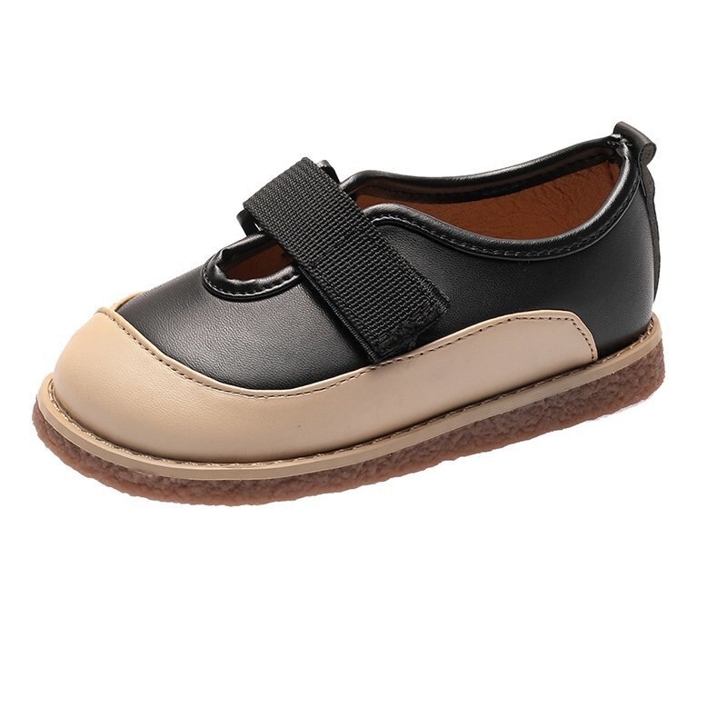 Meisje Prinses Schoenen Zacht Lederen Schoenen Cut-Out Ademend Kinderen Meisje Casual Schoen Zwart Bruin Non-Slip SC217