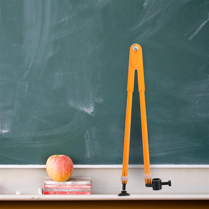 Blackboard Drawing Tool Plastic Compass with Dule-use Position Head Teaching Tool