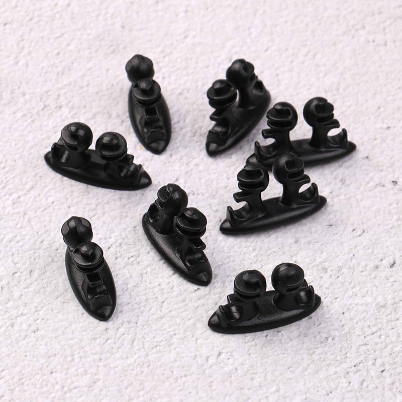 8Pcs/set Adhesive Wire Cable Holder Clip Cable Winder Wire Clip Organizer Space Saving Desk Accessories Office Supplies